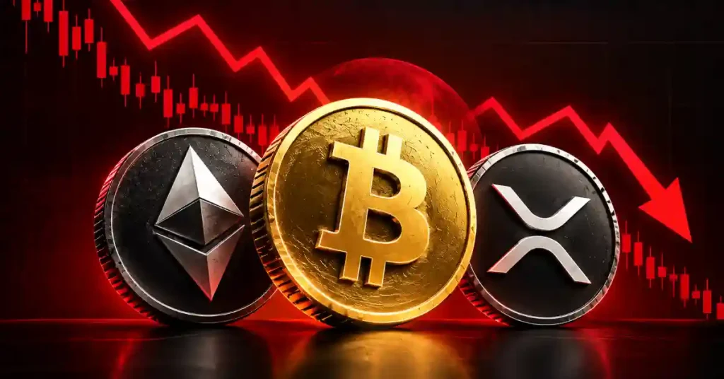 Crypto Crash Alert: How Low Can Bitcoin, Ethereum and XRP Prices Go?